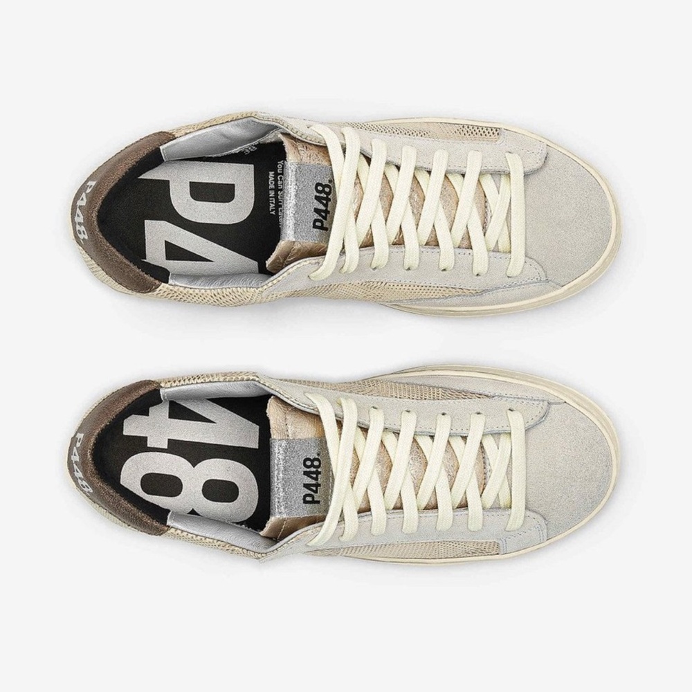 P448 John Sneaker in Beige Prisma - women's 9.5